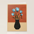 Tulips In Vase 3 Stationery Card Gallery Image 2