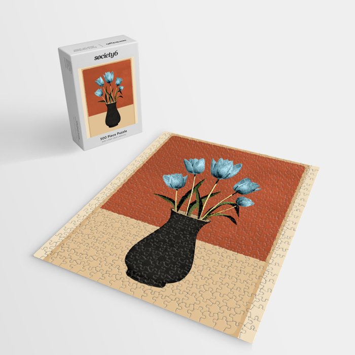 Tulips In Vase 3 Jigsaw Puzzle Gallery Image 2
