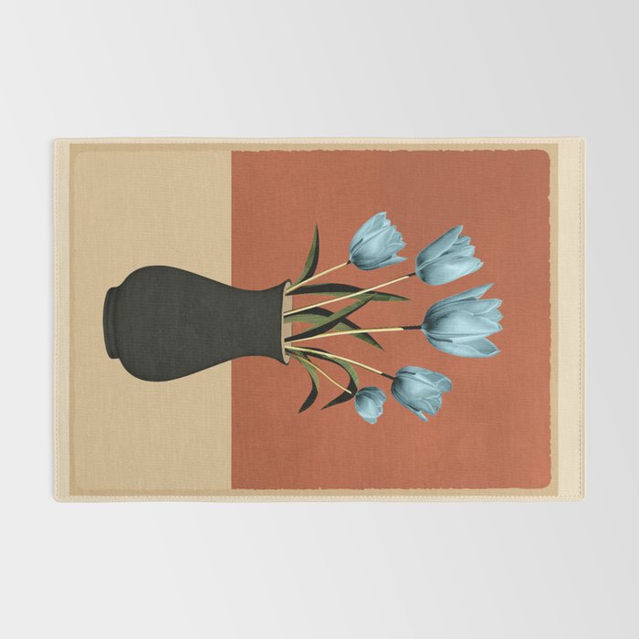 Tulips In Vase 3 Rug Gallery Image 2
