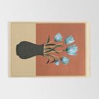 Tulips In Vase 3 Rug Gallery Image 2