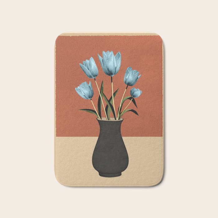 Tulips In Vase 3 Bath Mat Gallery Image 1