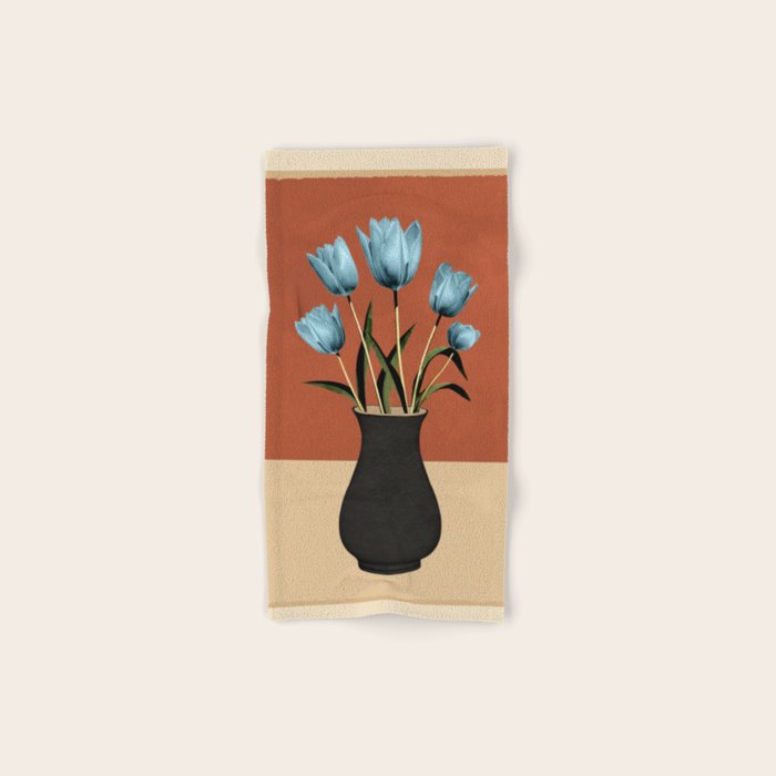 Tulips In Vase 3 Bath Towel Gallery Image 1
