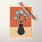 Tulips In Vase 3 Wrapping Paper Gallery Image 1