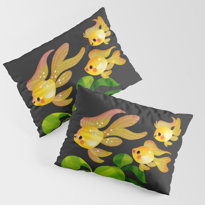 Freshwater fish and plants 1 Pillow Sham Gallery Image 1