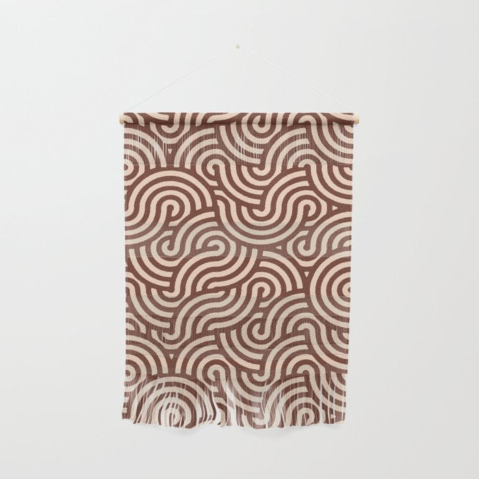 SWIRL Cacao and Almond Wall Hanging Gallery Image 1