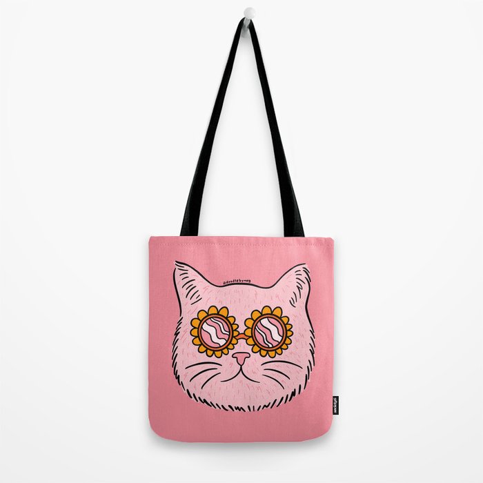 Groovy Cat Tote Bag Gallery Image 2