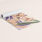 Large pink flowers MP3 Yoga Mat Gallery Image 2