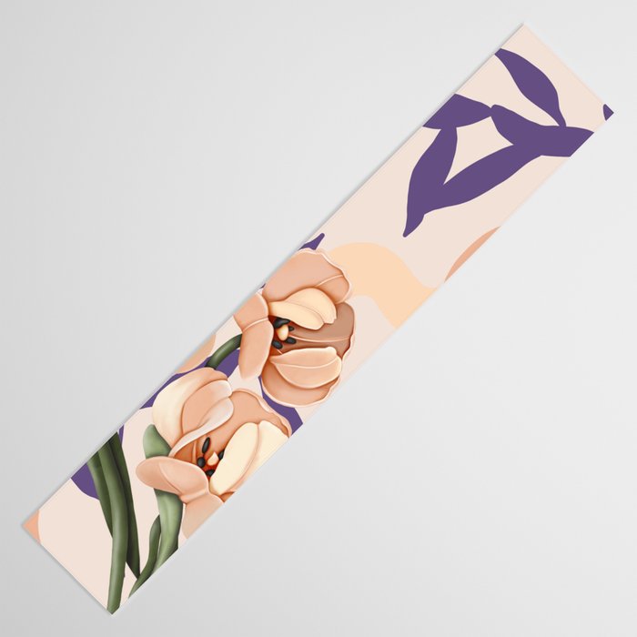 Large pink flowers MP3 Table Runner Gallery Image 3
