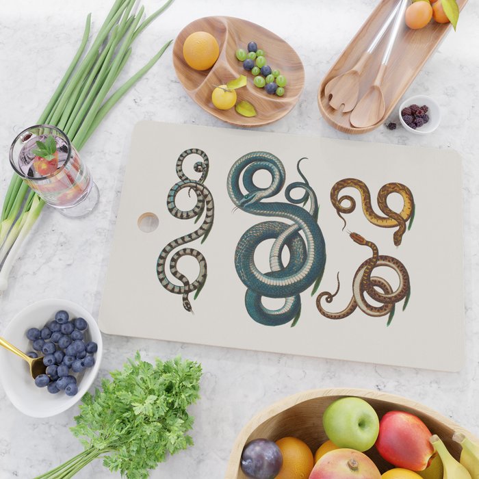 Albertus Seba Coiled Big Blue  Cutting Board Gallery Image 2