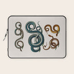 Albertus Seba Coiled Big Blue  Laptop Sleeve Gallery Image 1