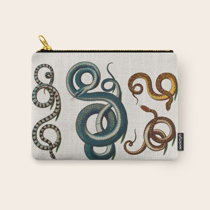 Albertus Seba Coiled Big Blue  Carry All Pouch Gallery Image 1