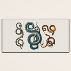 Albertus Seba Coiled Big Blue  Desk Mat Gallery Image 3