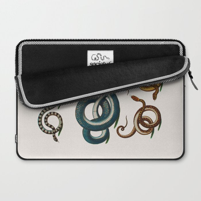 Albertus Seba Coiled Big Blue  Laptop Sleeve Gallery Image 2