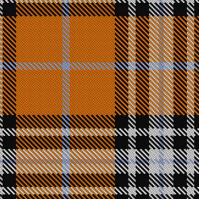 Vintage Orange Black Tartan Plaid Scottish Pattern Coffee Mug Gallery Image 2
