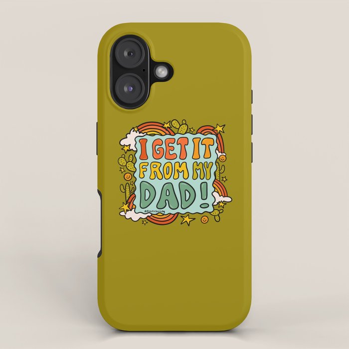 I Get It From My Dad iPhone Case Gallery Image 1
