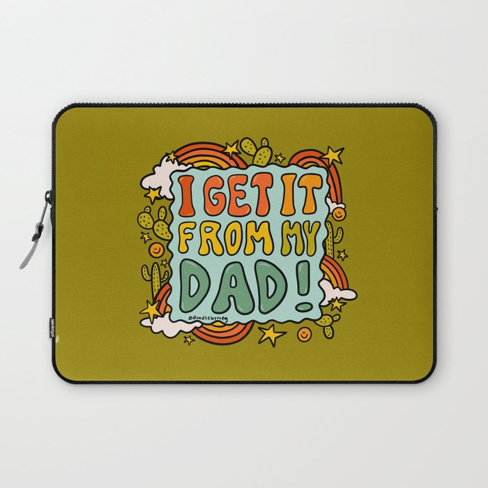 I Get It From My Dad Laptop Sleeve Gallery Image 1