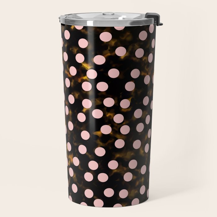 Scatter Dots Tortoise Travel Mug Gallery Image 2