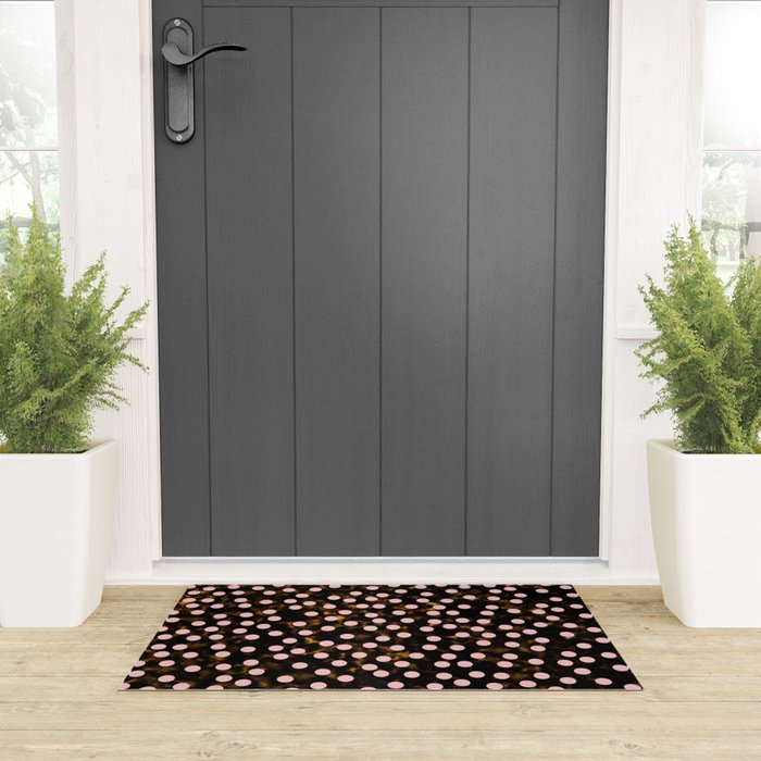Scatter Dots Tortoise Welcome Mat Gallery Image 3