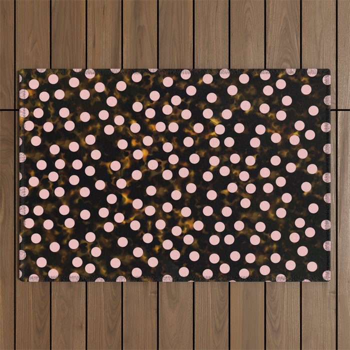 Scatter Dots Tortoise Outdoor Rug Gallery Image 1