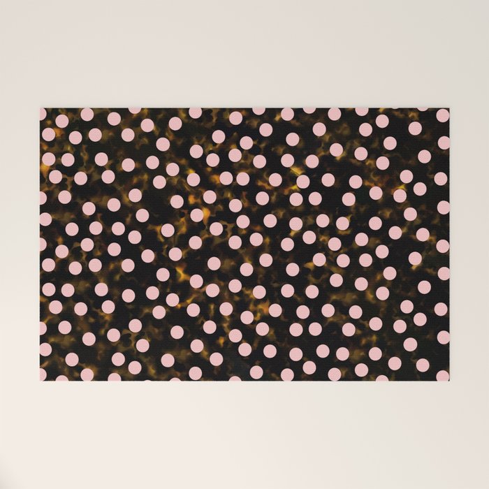 Scatter Dots Tortoise Welcome Mat Gallery Image 1