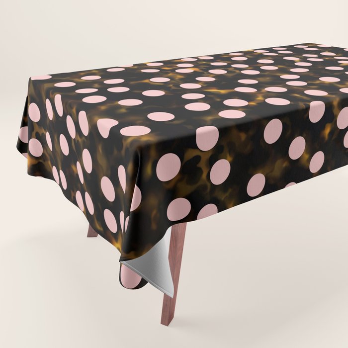 Scatter Dots Tortoise Tablecloth Gallery Image 1
