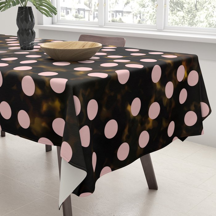 Scatter Dots Tortoise Tablecloth Gallery Image 3