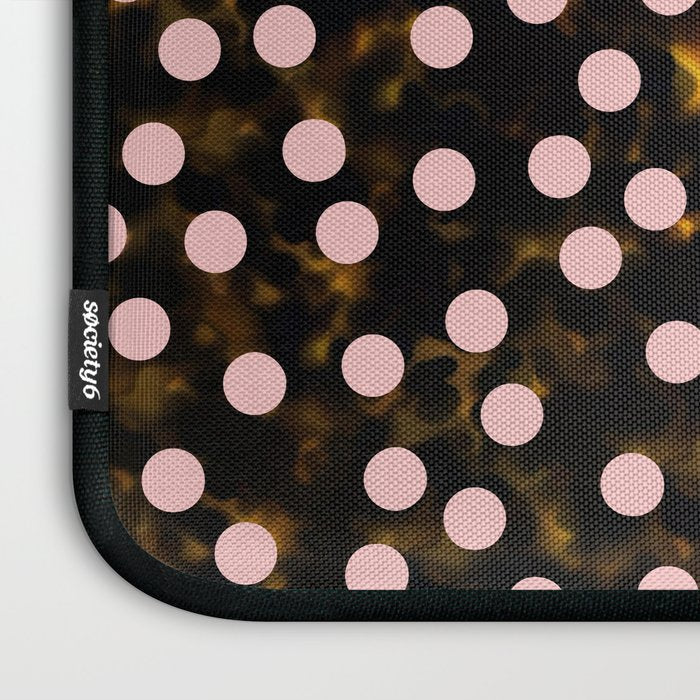 Scatter Dots Tortoise Laptop Sleeve Gallery Image 3