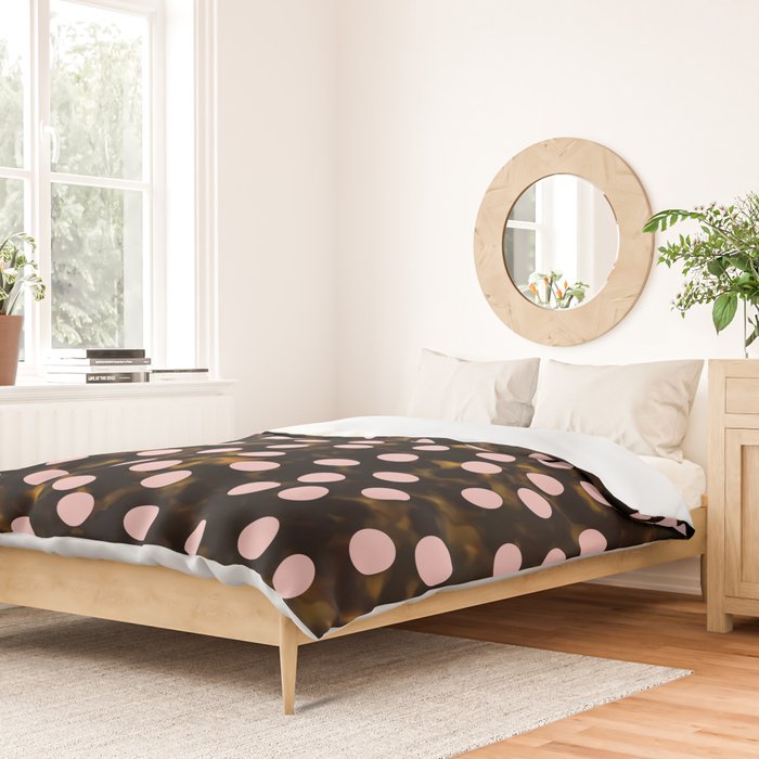 Scatter Dots Tortoise Duvet Cover Gallery Image 2