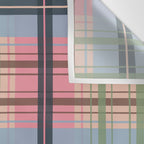 Pastel Tartan Delight Wall Tapestry Gallery Image 3