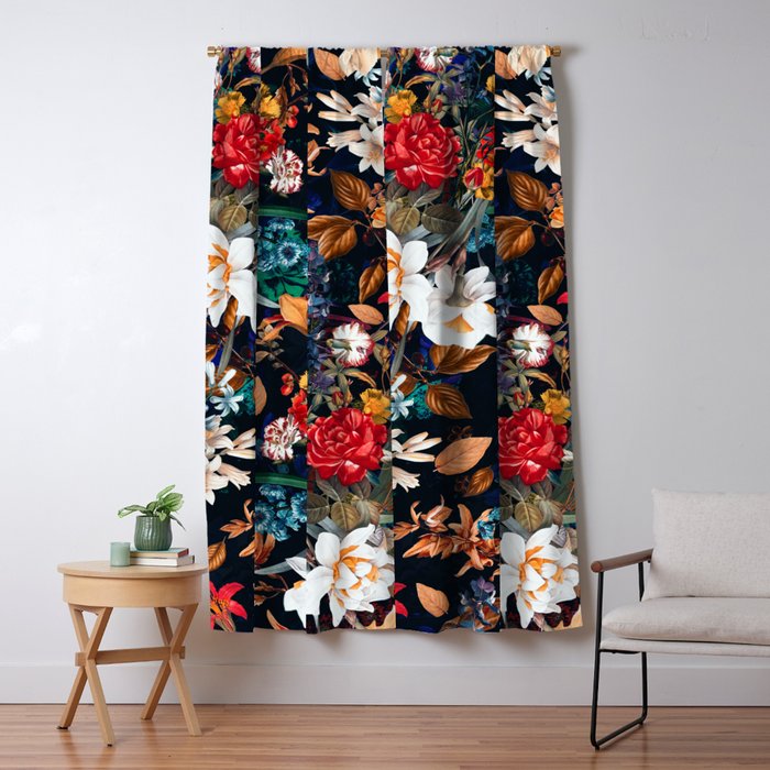 EXOTIC GARDEN - NIGHT XXII Window Curtain Gallery Image 5