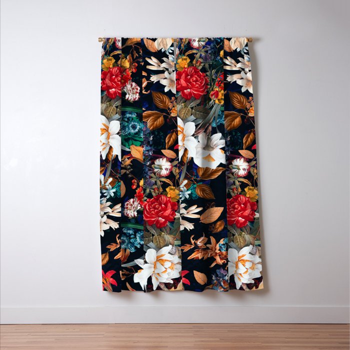 EXOTIC GARDEN - NIGHT XXII Window Curtain Gallery Image 3