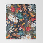EXOTIC GARDEN - NIGHT XXII Throw Blanket Gallery Image 2