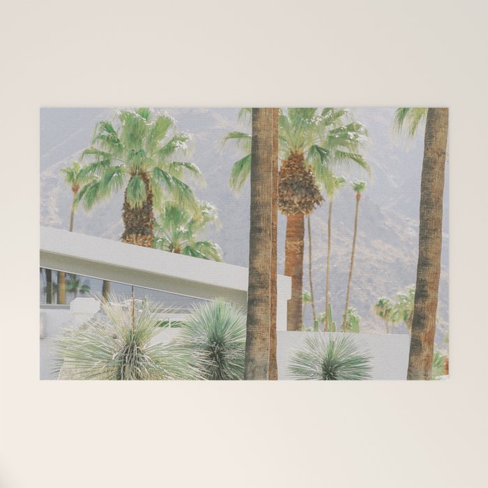 Palm Springs Palms Welcome Mat Gallery Image 1