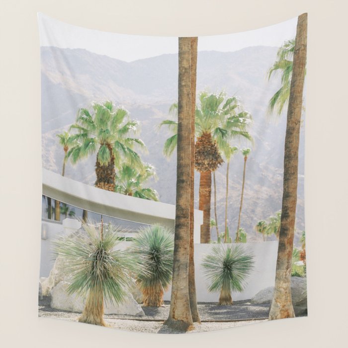 Palm Springs Palms Wall Tapestry Gallery Image 4