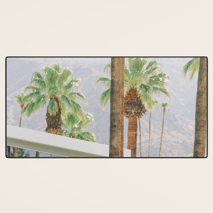 Palm Springs Palms Desk Mat Gallery Image 3