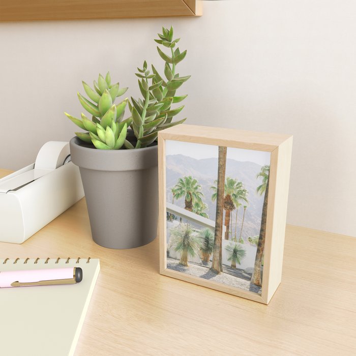 Palm Springs Palms Mini Art Print Gallery Image 2