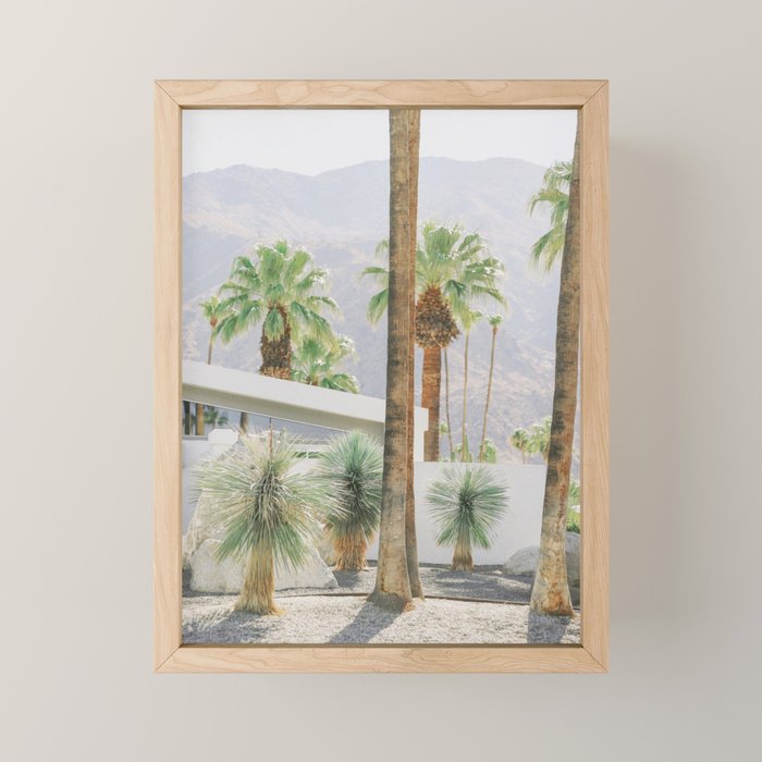 Palm Springs Palms Mini Art Print Gallery Image 1