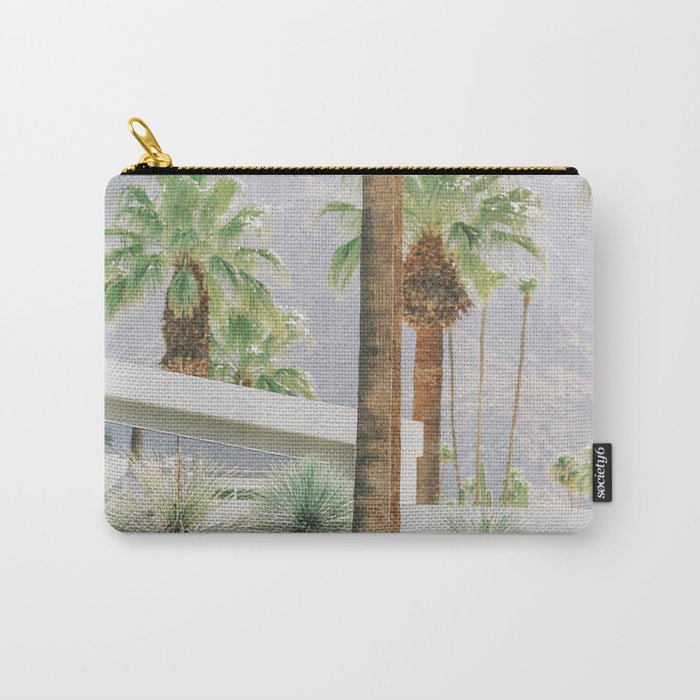 Palm Springs Palms Carry All Pouch Gallery Image 1