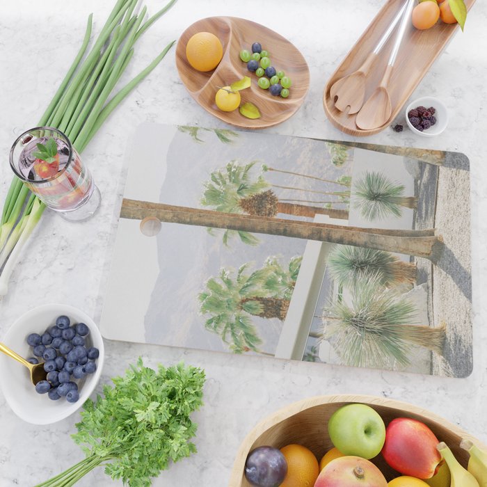 Palm Springs Palms Cutting Board Gallery Image 2