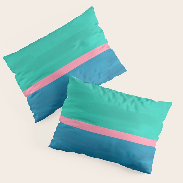 Teal Embrace Pillow Sham Gallery Image 3
