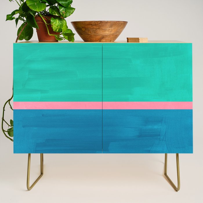 Teal Embrace Credenza Gallery Image 1