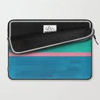 Teal Embrace Laptop Sleeve Gallery Image 2