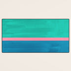 Teal Embrace Desk Mat Gallery Image 3