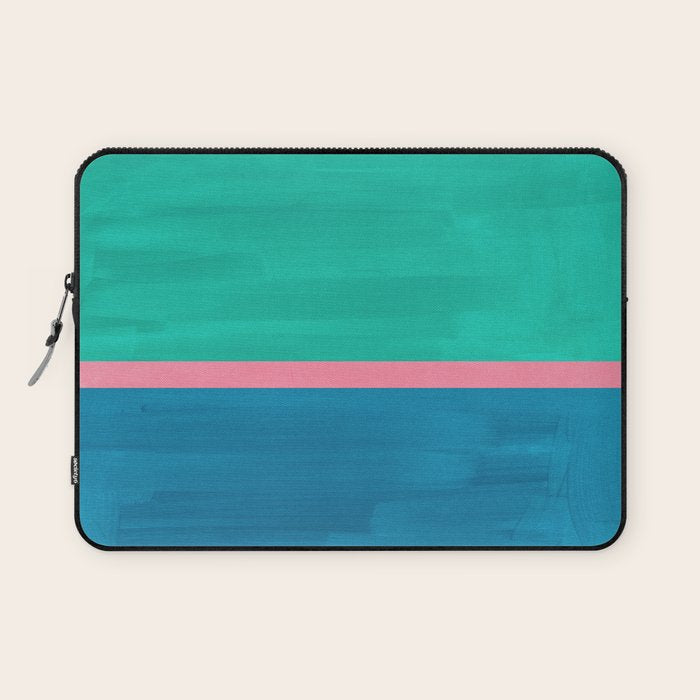 Teal Embrace Laptop Sleeve Gallery Image 1