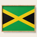 Jamaican Flag Serving Tray Gallery Image 1