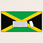 Jamaican Flag Desk Mat Gallery Image 1