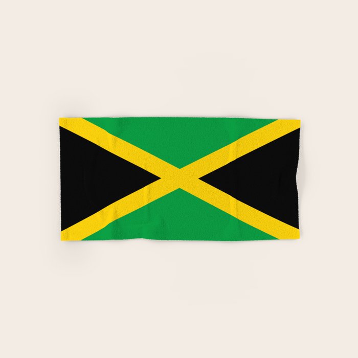 Jamaican Flag Bath Towel Gallery Image 1