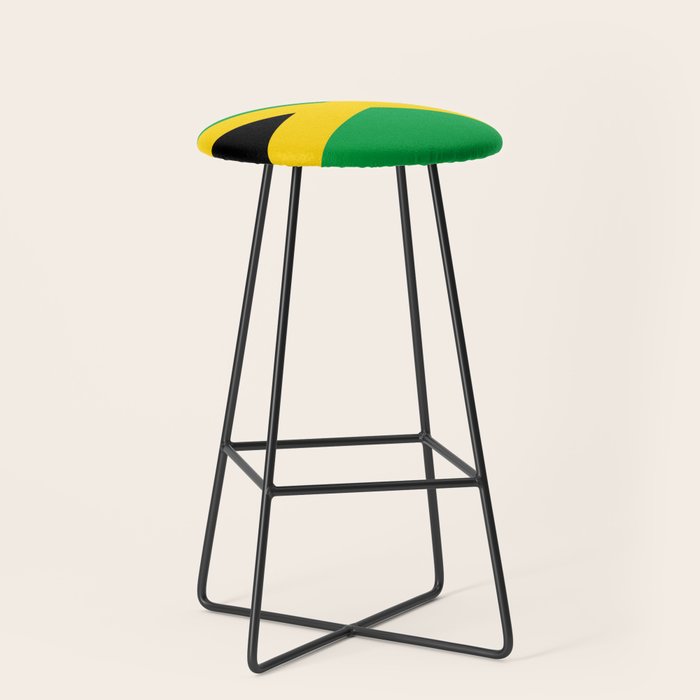 Jamaican Flag Stool Gallery Image 1