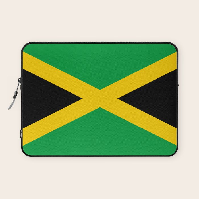 Jamaican Flag Laptop Sleeve Gallery Image 1