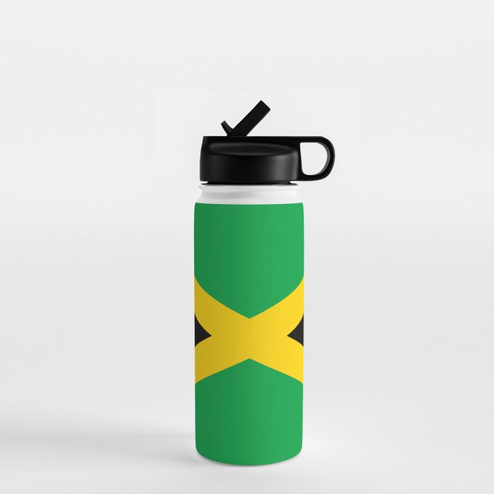 Jamaican Flag Water Bottle Gallery Image 1